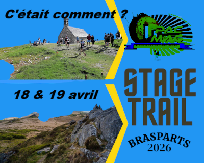 Stage TRAIL PAC MAC du 18 & 19 avril 2026